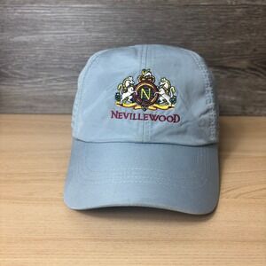 Nevillewood Hat Cap Strap‎ Back Gray Nike Golf Performance Dri Fit Adjustable